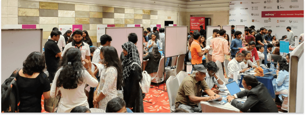 Students dream beyond borders at the Edvoy Beyond Fair 2025 in Chennai, India
